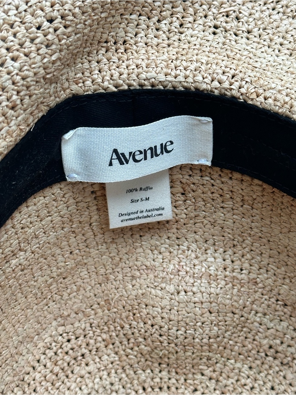Izzy Sunhat Avenue Wide-Brim Straw Sun Hat - Natural - Picture 4 of 5